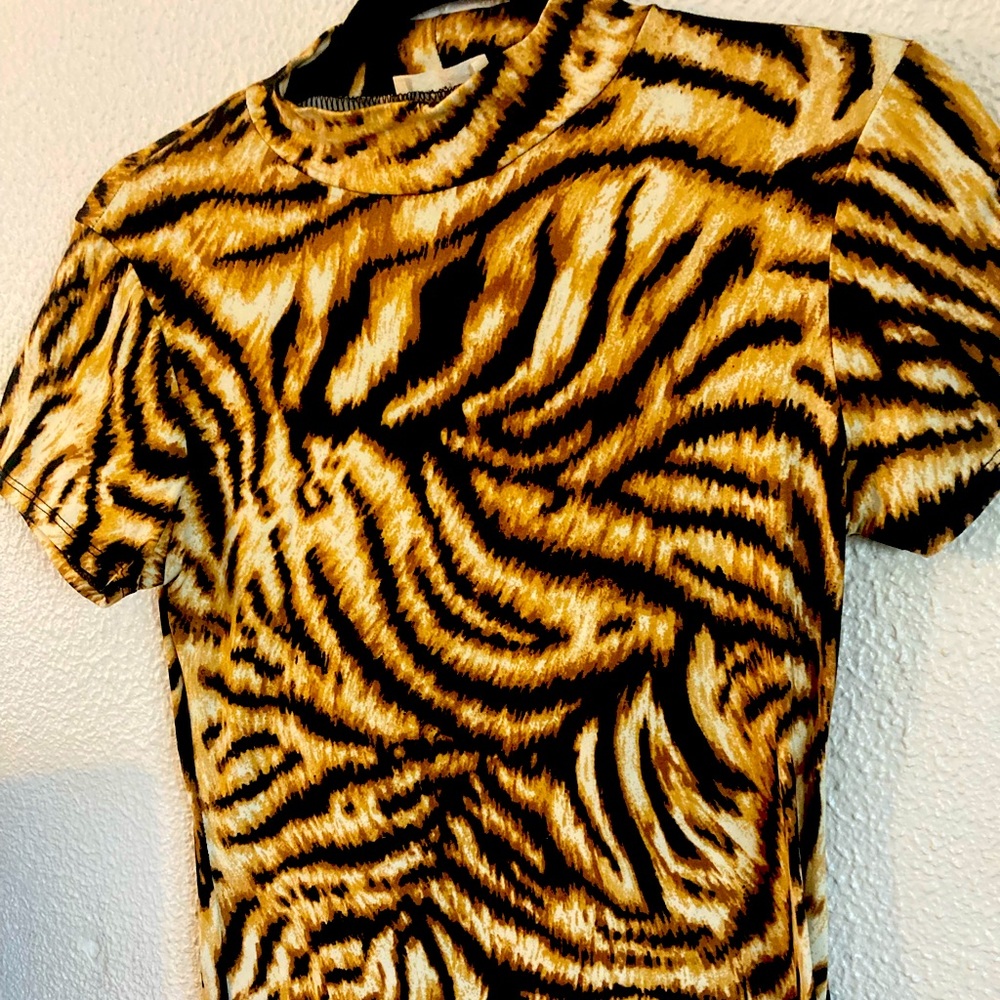 Cute Tiger Printed Women’s Blouse